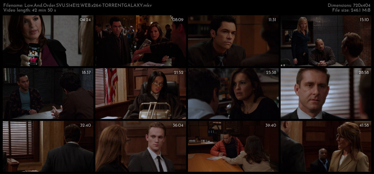 Law And Order SVU S14E12 WEB x264 TORRENTGALAXY