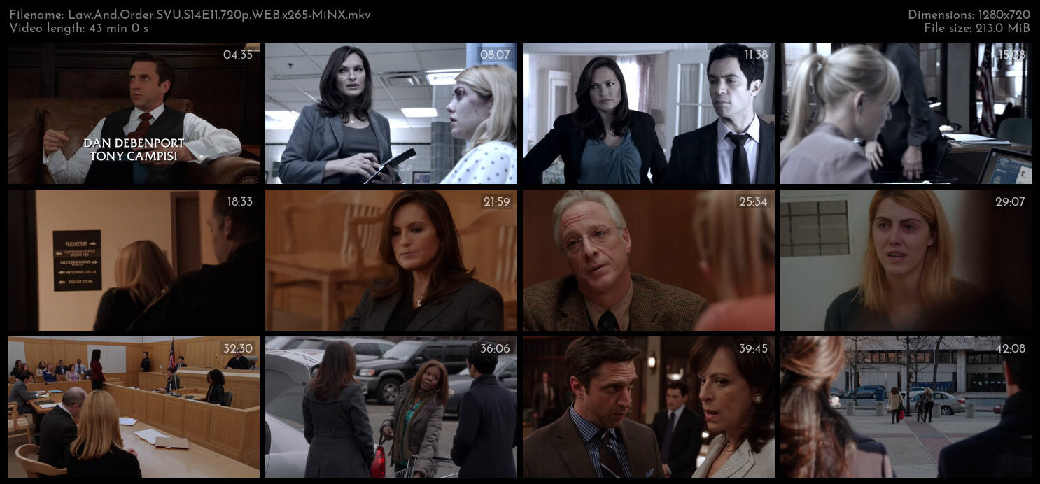 Law And Order SVU S14E11 720p WEB x265 MiNX TGx