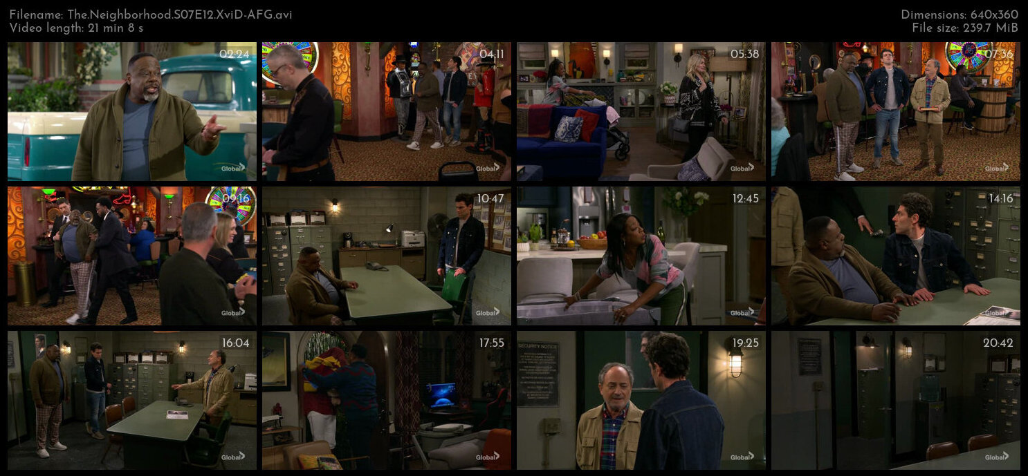 The Neighborhood S07E12 XviD AFG TGx