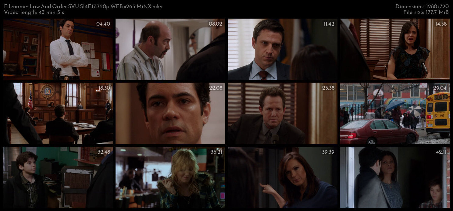 Law And Order SVU S14E17 720p WEB x265 MiNX TGx