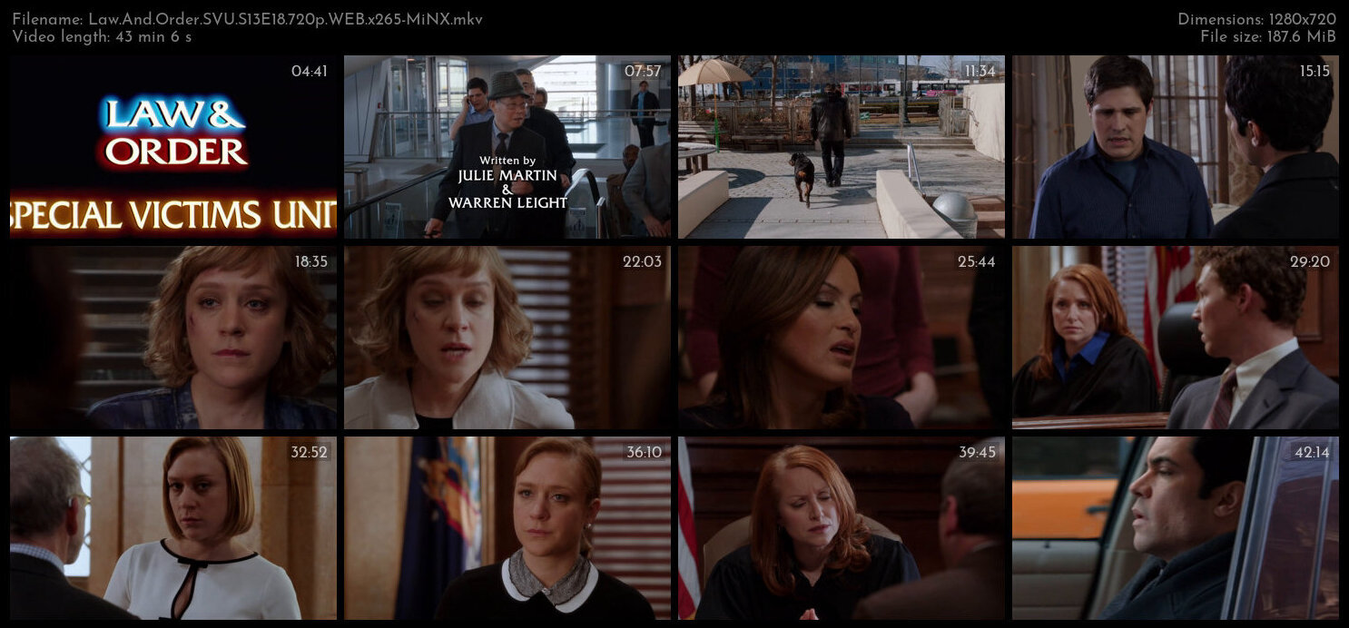 Law And Order SVU S13E18 720p WEB x265 MiNX TGx