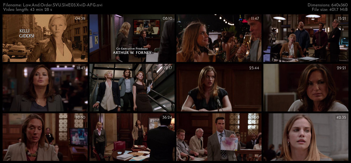 Law And Order SVU S14E03 XviD AFG TGx