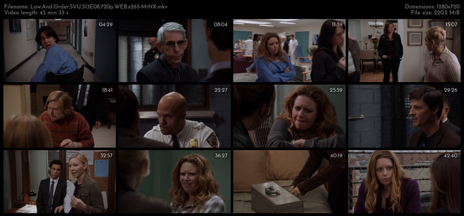 Law And Order SVU S13E08 720p WEB x265 MiNX TGx