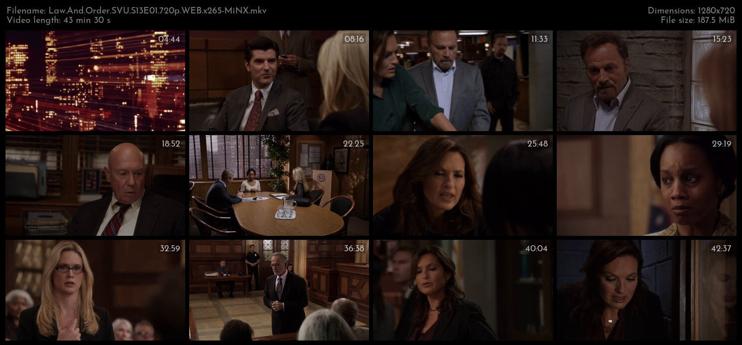 Law And Order SVU S13E01 720p WEB x265 MiNX TGx