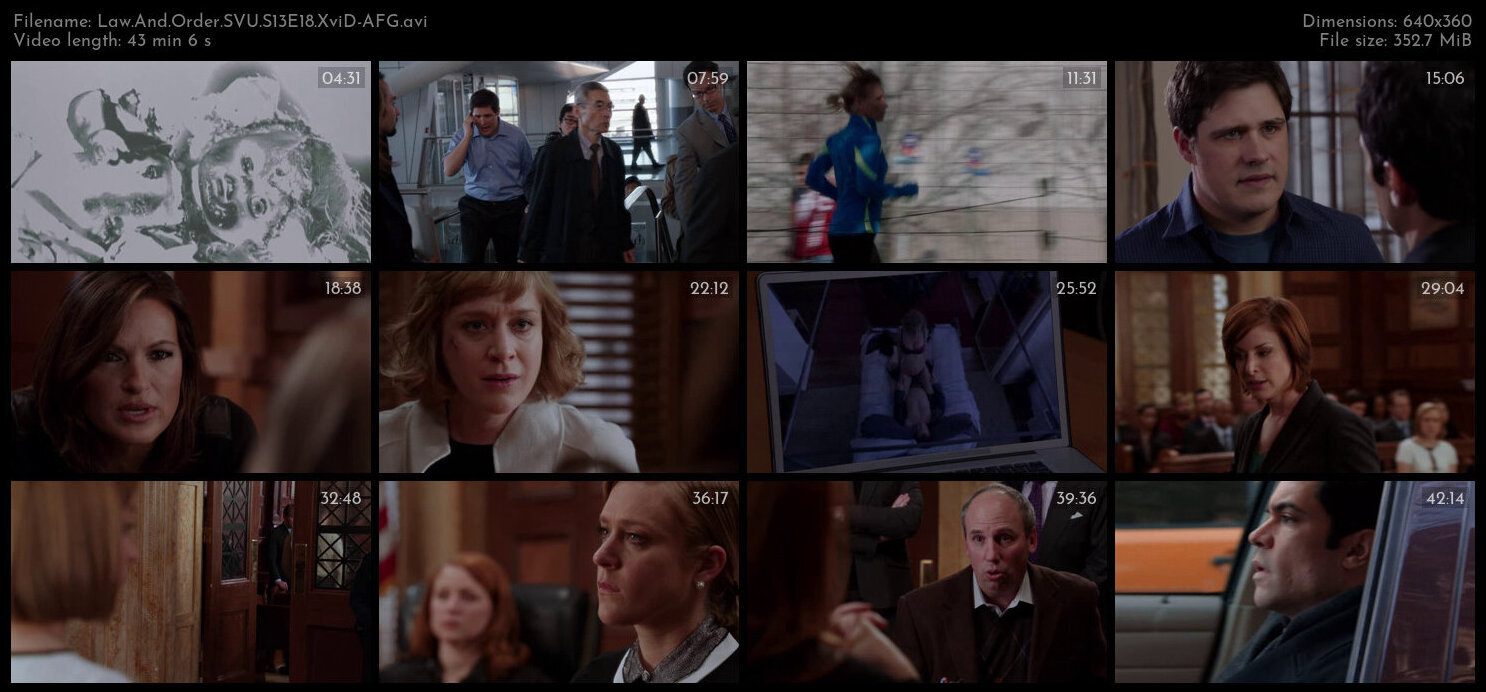 Law And Order SVU S13E18 XviD AFG TGx