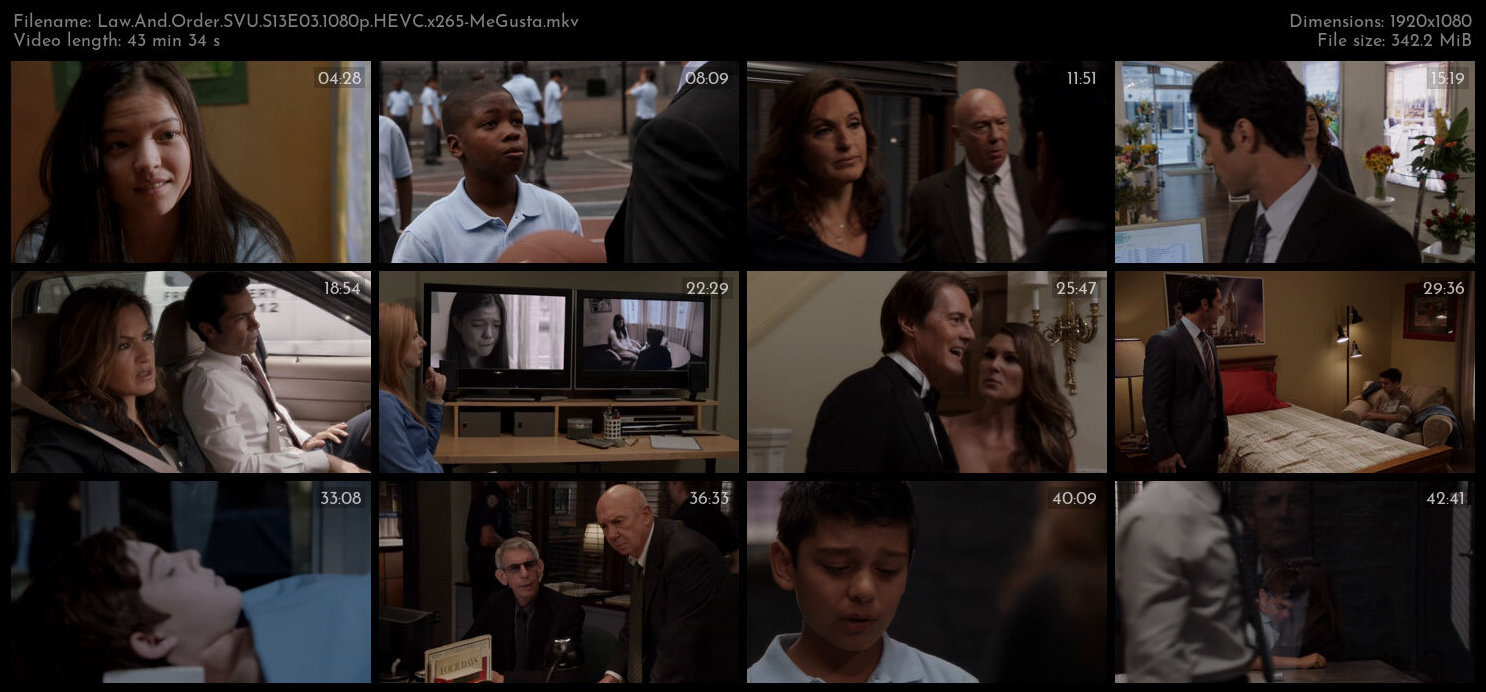 Law And Order SVU S13E03 1080p HEVC x265 MeGusta TGx