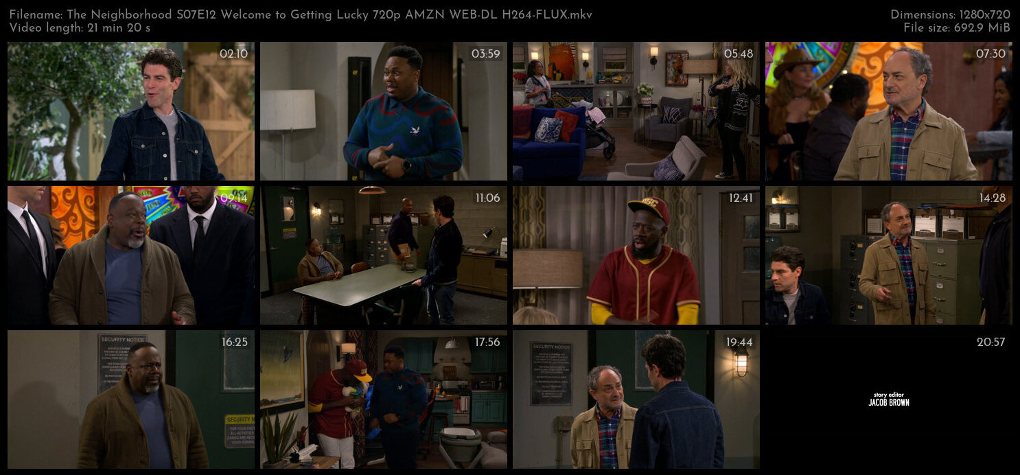 The Neighborhood S07E12 Welcome to Getting Lucky 720p AMZN WEB DL H264 FLUX TGx