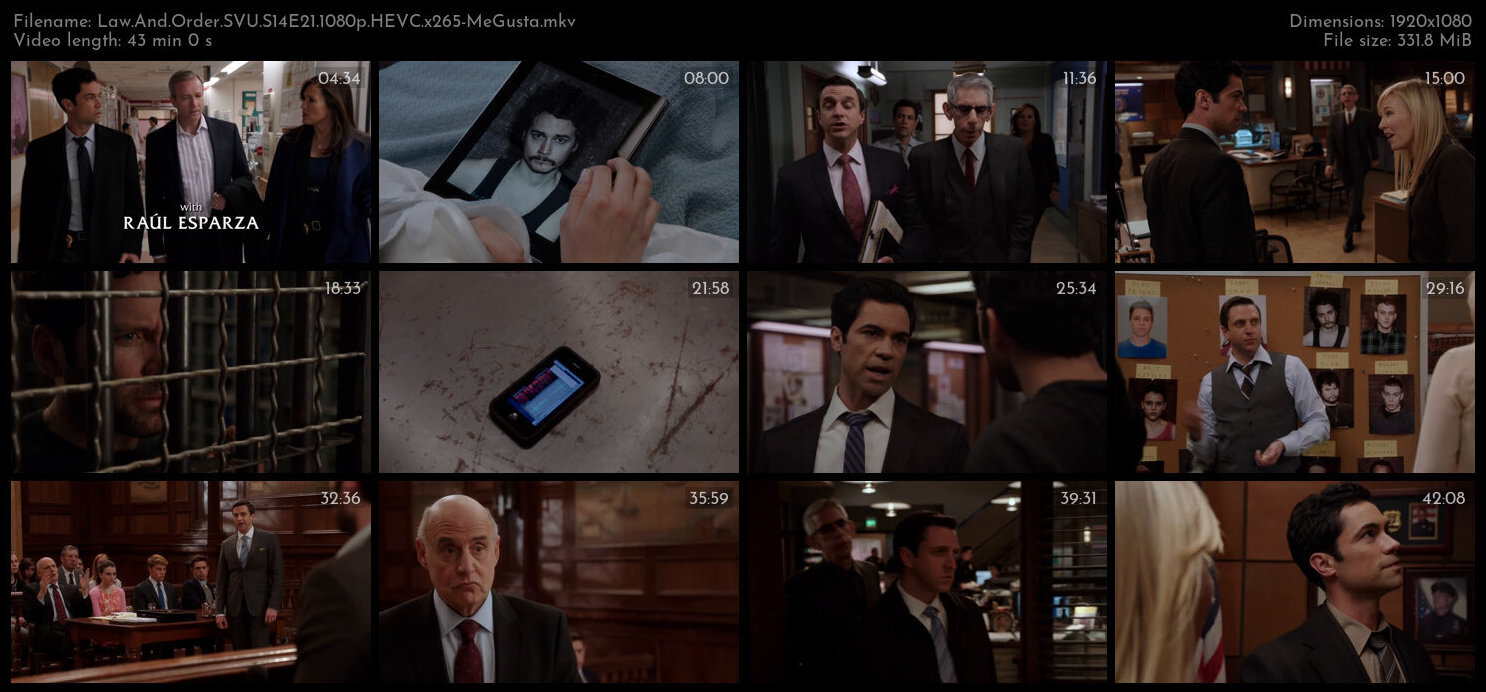 Law And Order SVU S14E21 1080p HEVC x265 MeGusta TGx