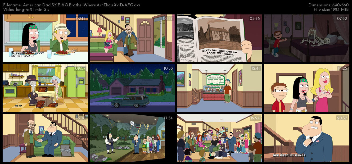 American Dad S21E18 O Brothel Where Art Thou XviD AFG TGx