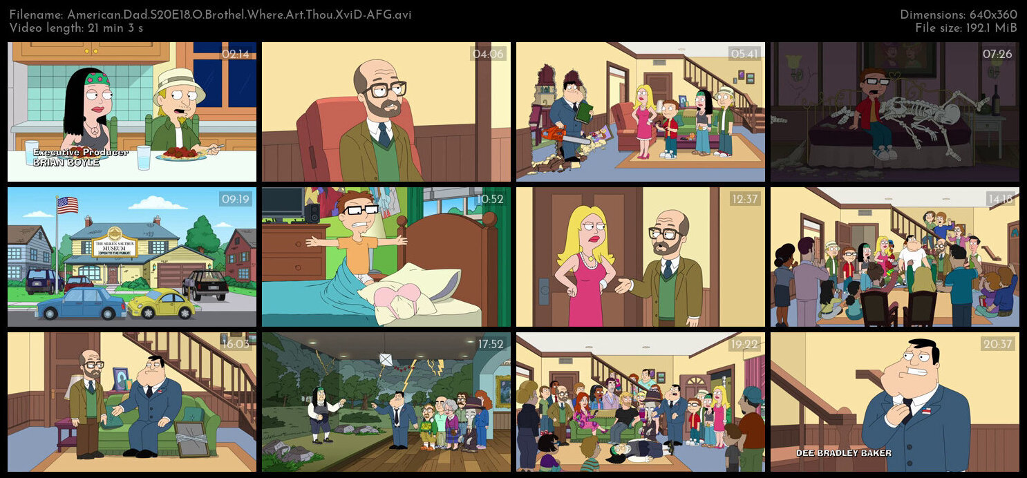 American Dad S20E18 O Brothel Where Art Thou XviD AFG TGx