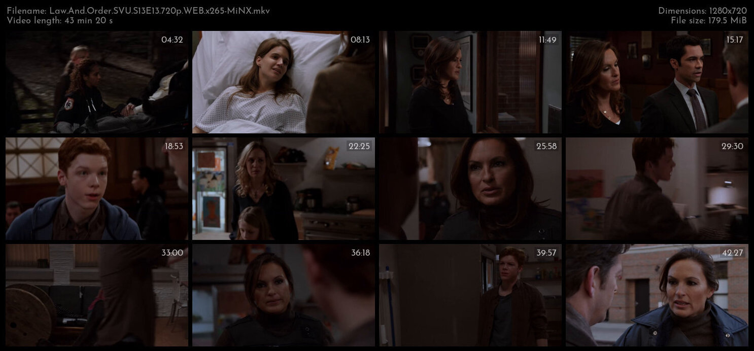 Law And Order SVU S13E13 720p WEB x265 MiNX TGx