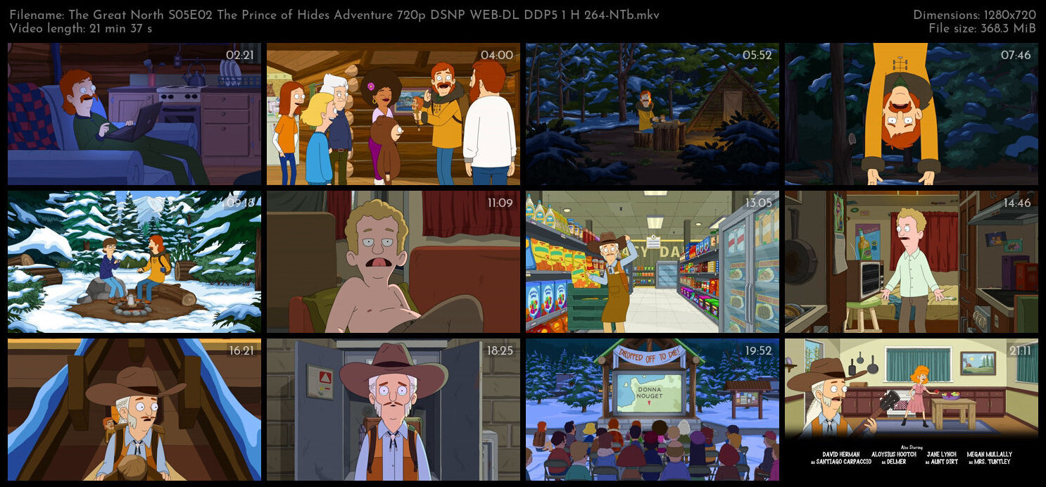 The Great North S05E02 The Prince of Hides Adventure 720p DSNP WEB DL DDP5 1 H 264 NTb TGx