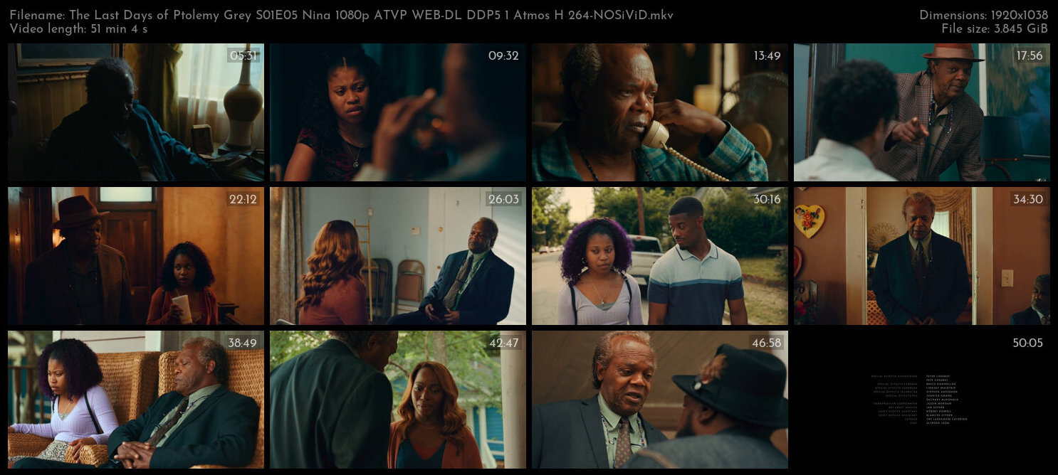 The Last Days of Ptolemy Grey S01E05 Nina 1080p ATVP WEB DL DDP5 1 Atmos H 264 NOSiViD TGx