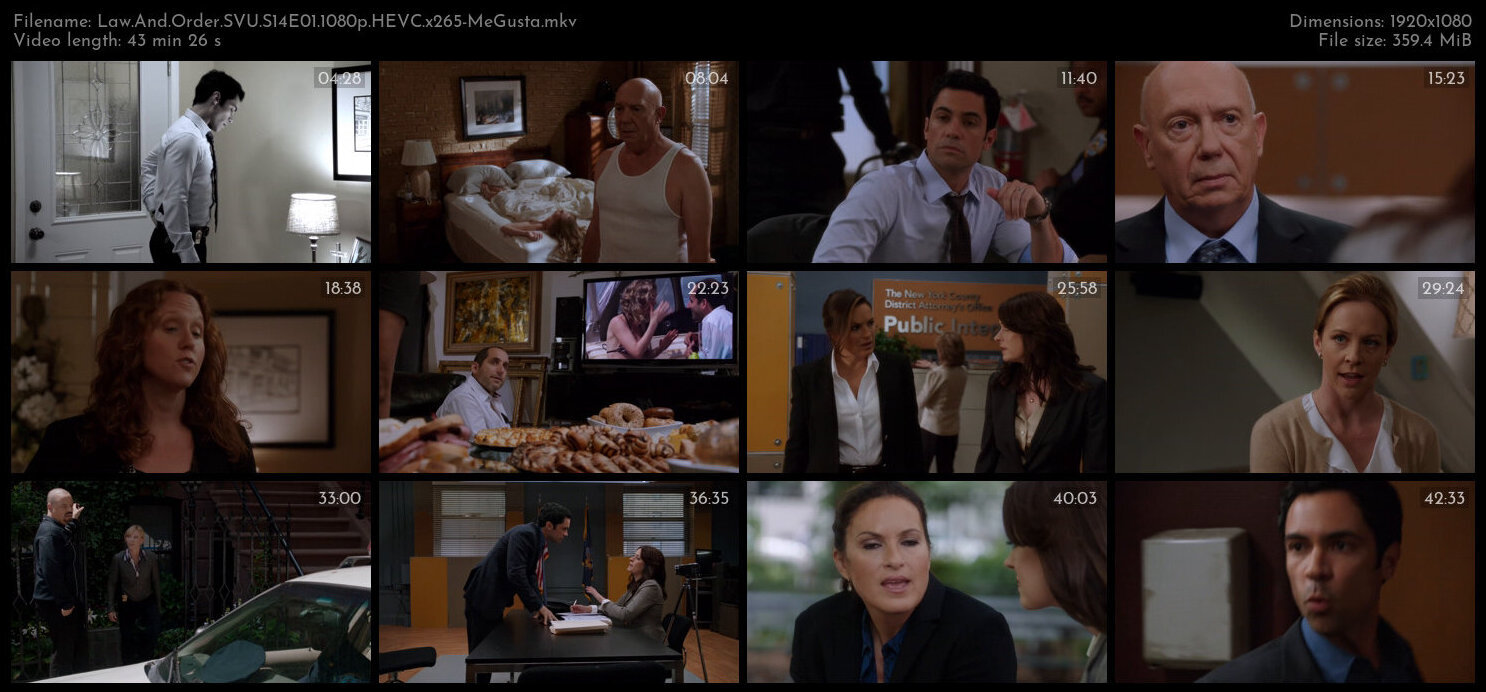 Law And Order SVU S14E01 1080p HEVC x265 MeGusta TGx