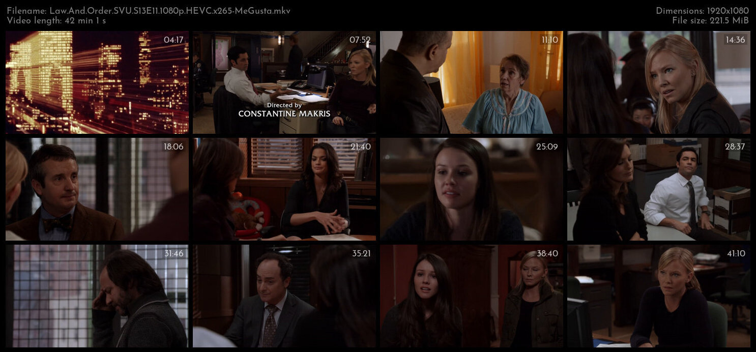 Law And Order SVU S13E11 1080p HEVC x265 MeGusta TGx