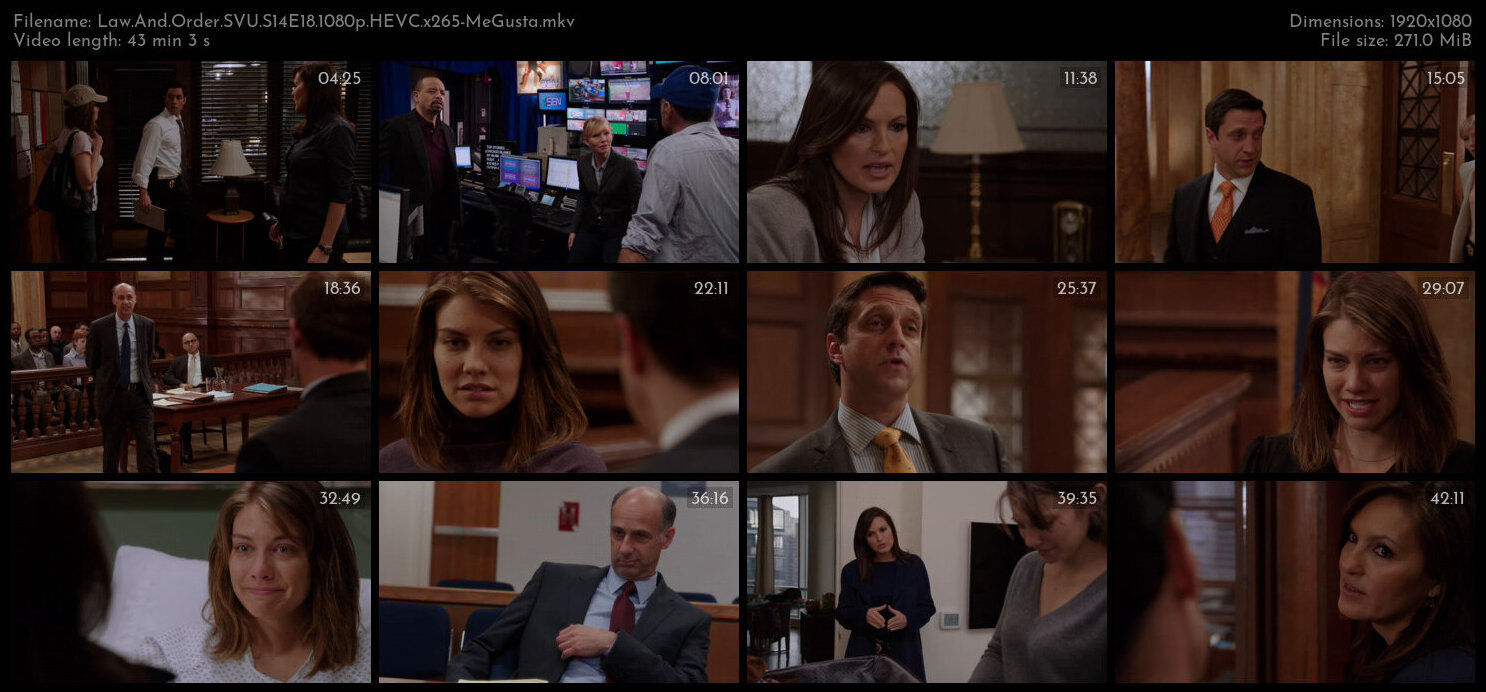 Law And Order SVU S14E18 1080p HEVC x265 MeGusta TGx