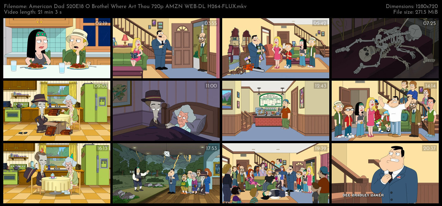 American Dad S20E18 O Brothel Where Art Thou 720p AMZN WEB DL H264 FLUX TGx