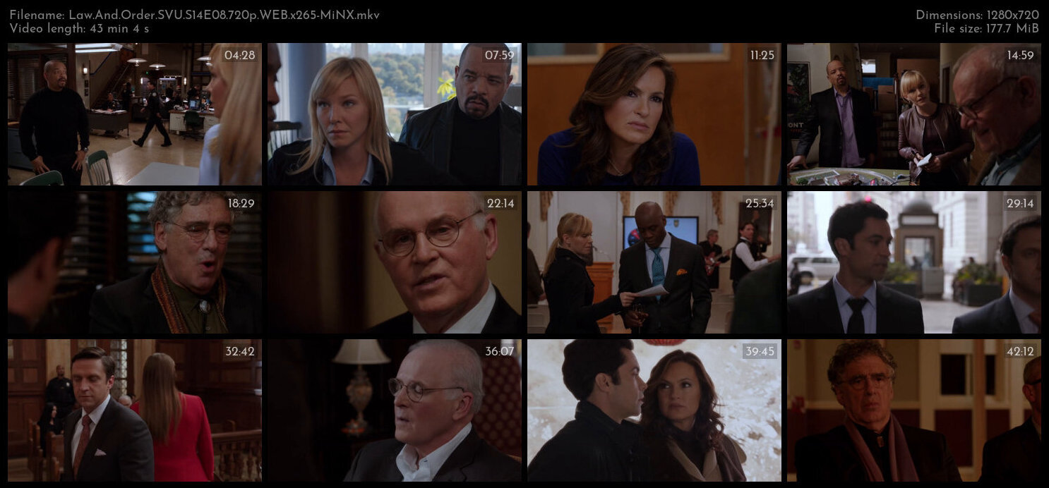 Law And Order SVU S14E08 720p WEB x265 MiNX TGx