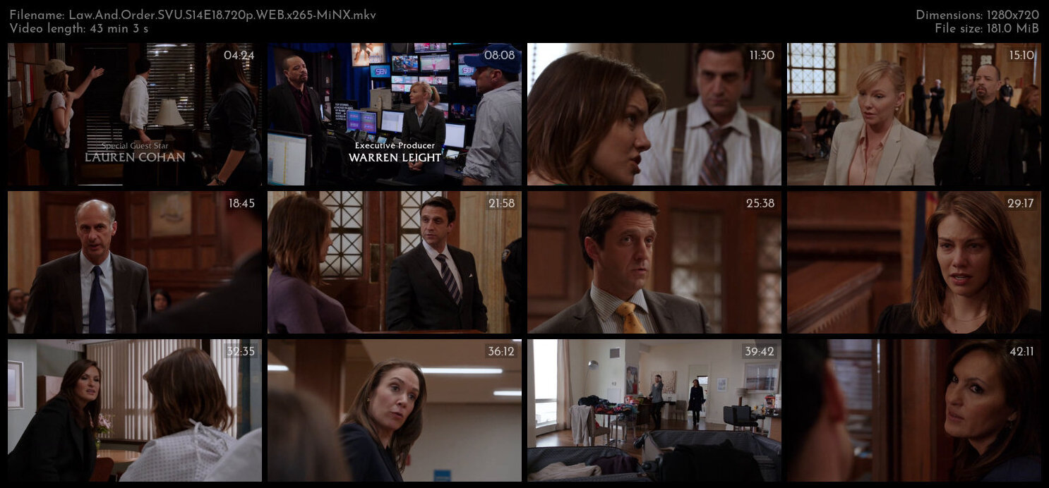 Law And Order SVU S14E18 720p WEB x265 MiNX TGx