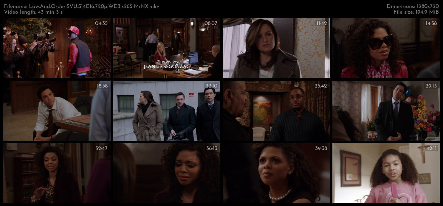 Law And Order SVU S14E16 720p WEB x265 MiNX TGx