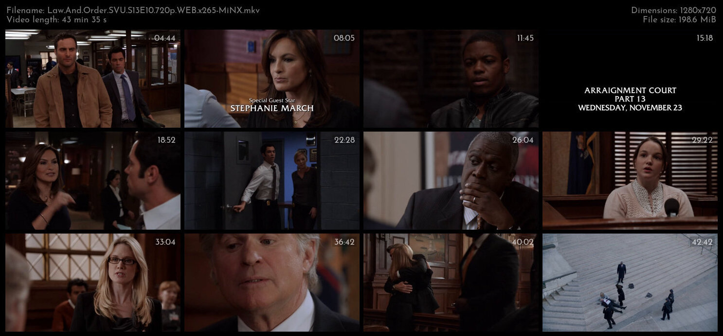 Law And Order SVU S13E10 720p WEB x265 MiNX TGx