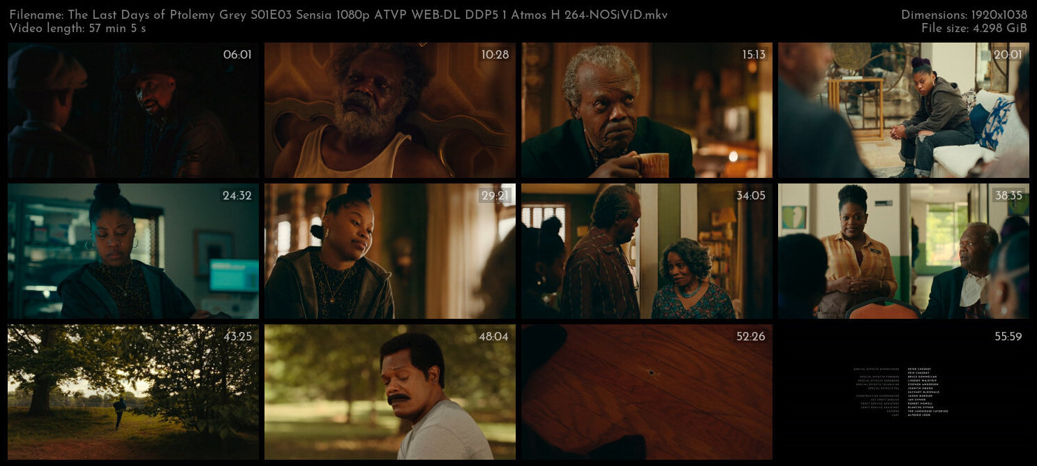 The Last Days of Ptolemy Grey S01E03 Sensia 1080p ATVP WEB DL DDP5 1 Atmos H 264 NOSiViD TGx