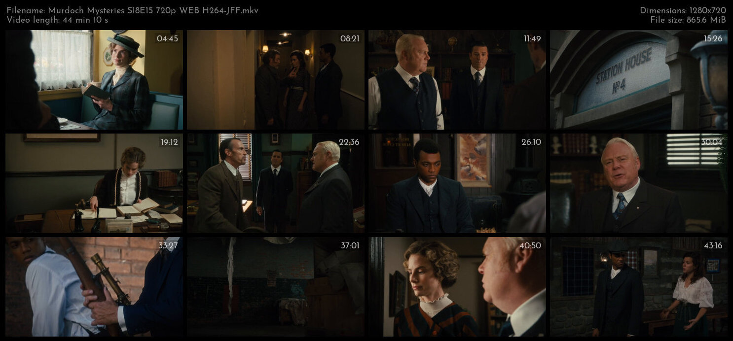 Murdoch Mysteries S18E15 720p WEB H264 JFF TGx