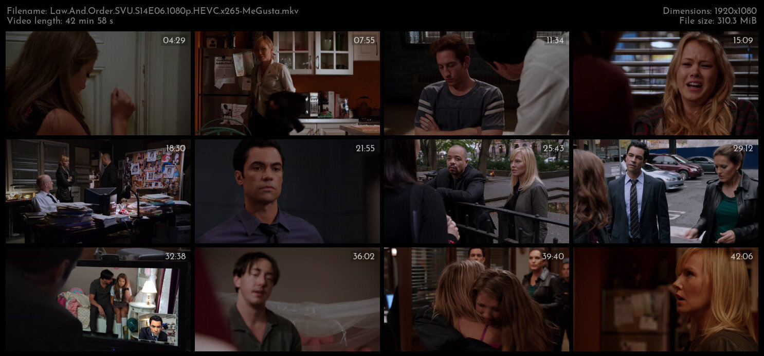 Law And Order SVU S14E06 1080p HEVC x265 MeGusta TGx