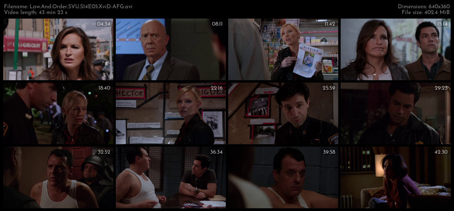 Law And Order SVU S14E05 XviD AFG TGx