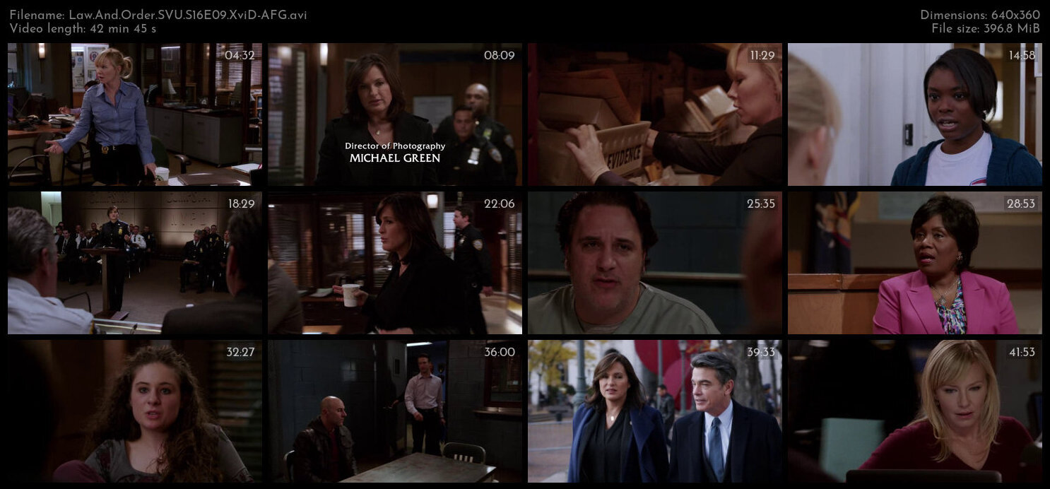 Law And Order SVU S16E09 XviD AFG TGx