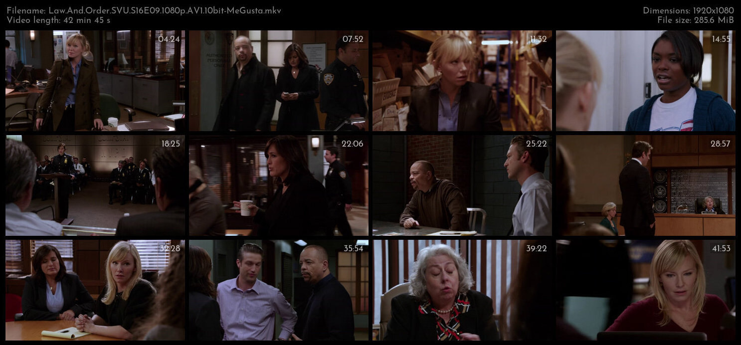 Law And Order SVU S16E09 1080p AV1 10bit MeGusta TGx