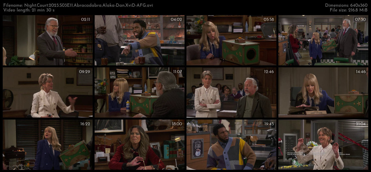 Night Court 2023 S03E11 Abracadabra Alaka Dan XviD AFG TGx