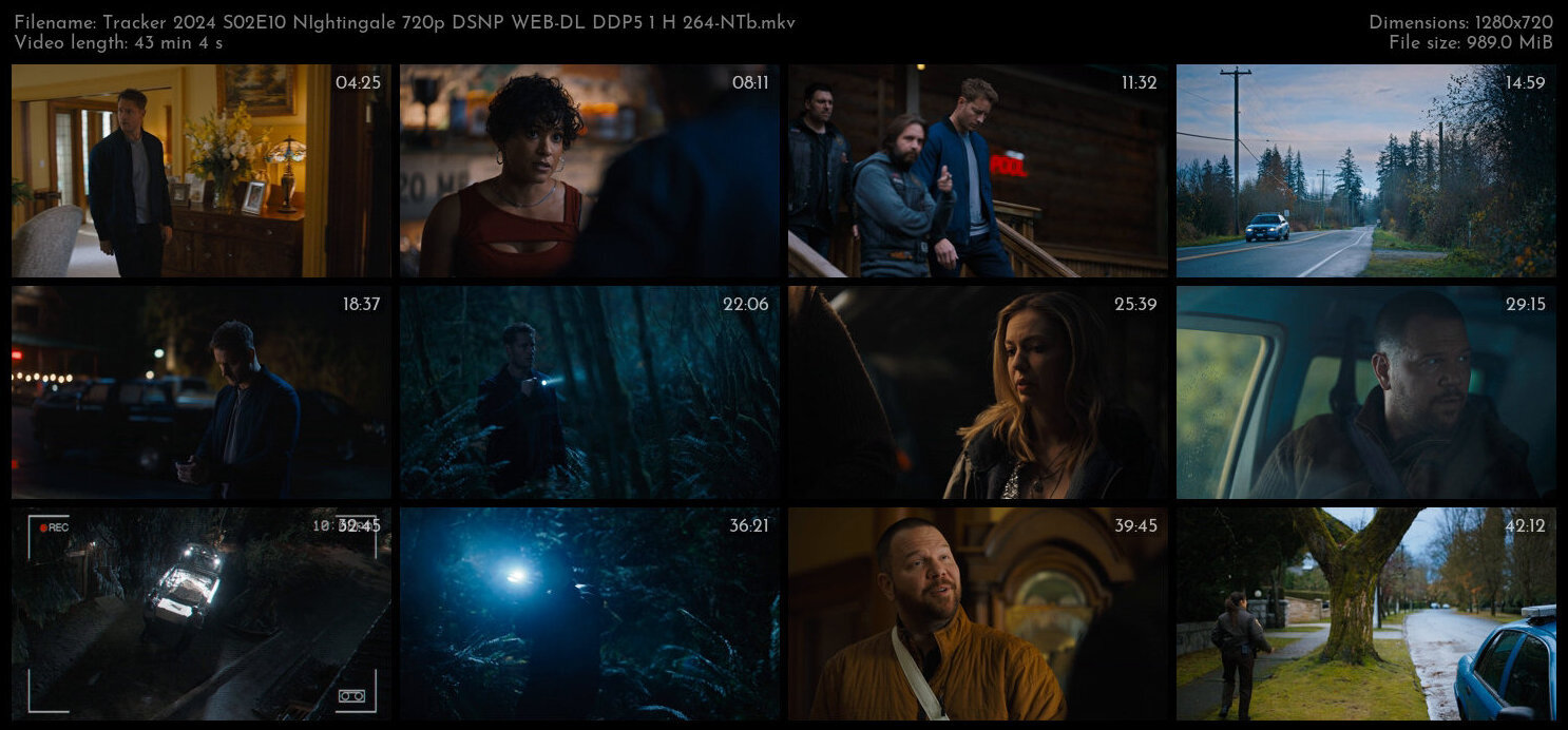 Tracker 2024 S02E10 NIghtingale 720p DSNP WEB DL DDP5 1 H 264 NTb TGx