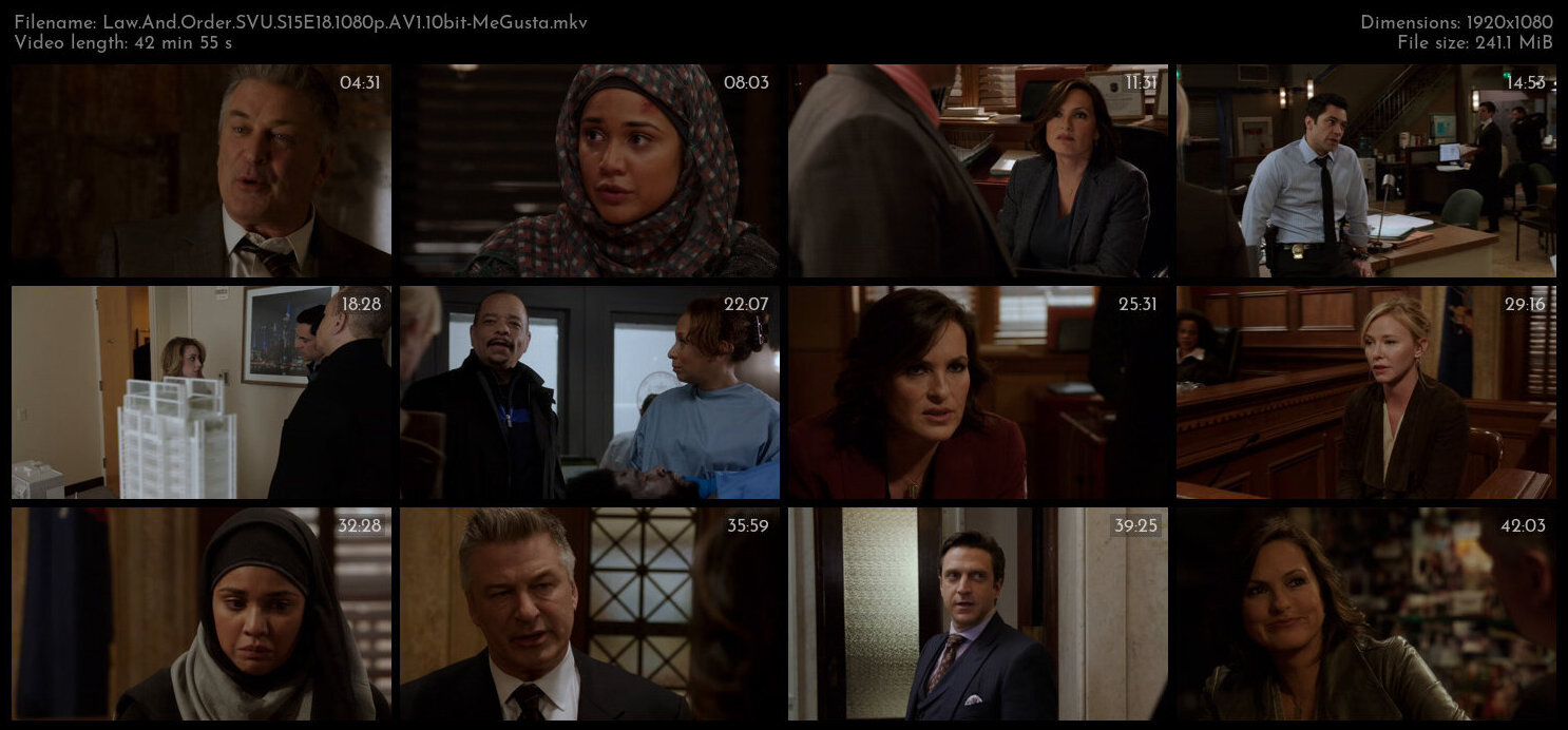 Law And Order SVU S15E18 1080p AV1 10bit MeGusta TGx