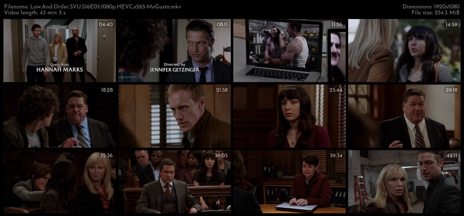 Law And Order SVU S16E05 1080p HEVC x265 MeGusta TGx