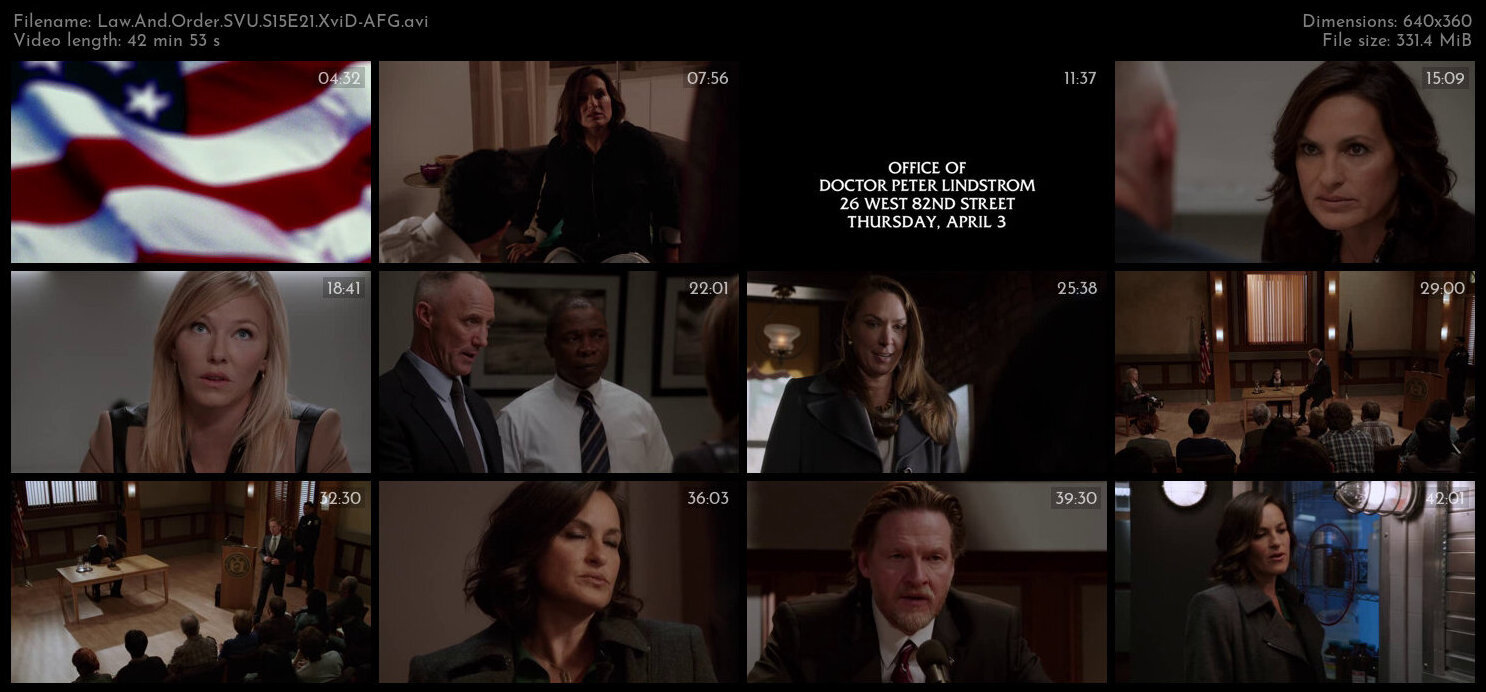 Law And Order SVU S15E21 XviD AFG TGx