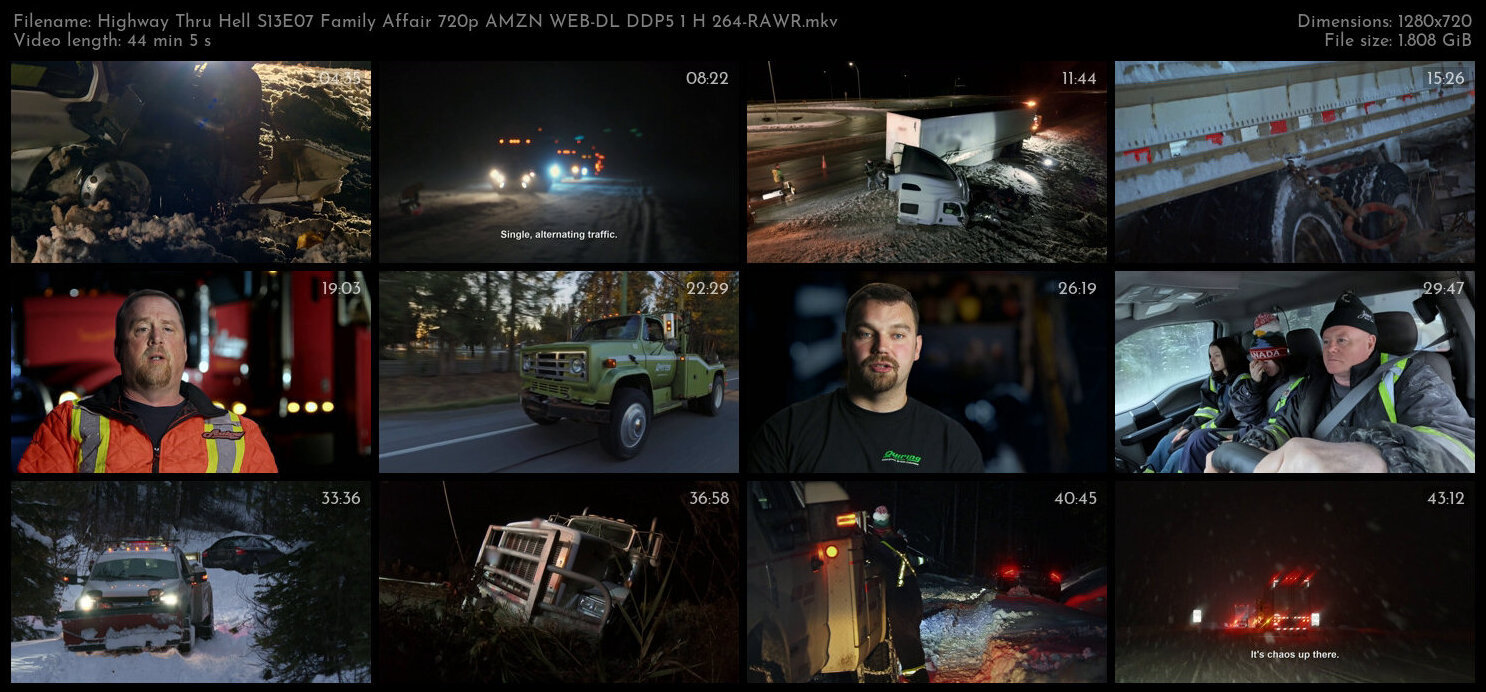 Highway Thru Hell S13E07 Family Affair 720p AMZN WEB DL DDP5 1 H 264 RAWR TGx