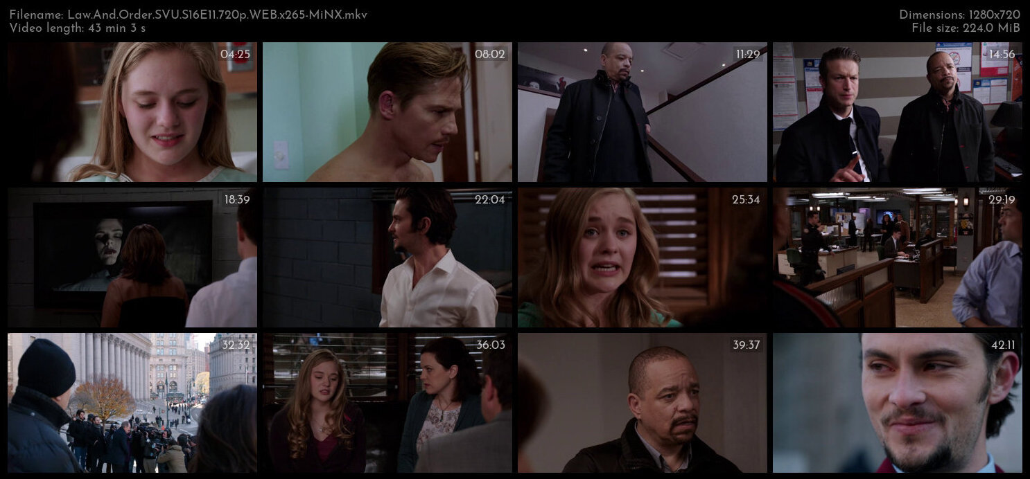 Law And Order SVU S16E11 720p WEB x265 MiNX TGx