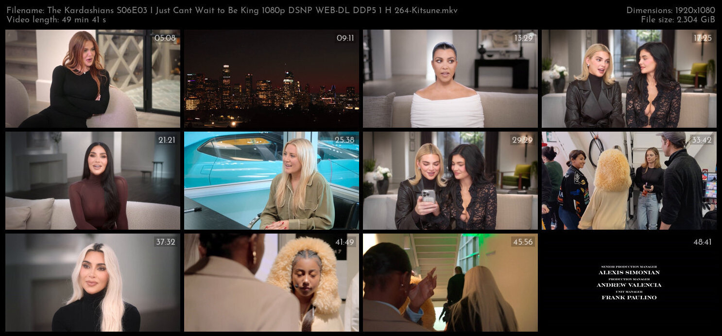 The Kardashians S06E03 I Just Cant Wait to Be King 1080p DSNP WEB DL DDP5 1 H 264 Kitsune TGx