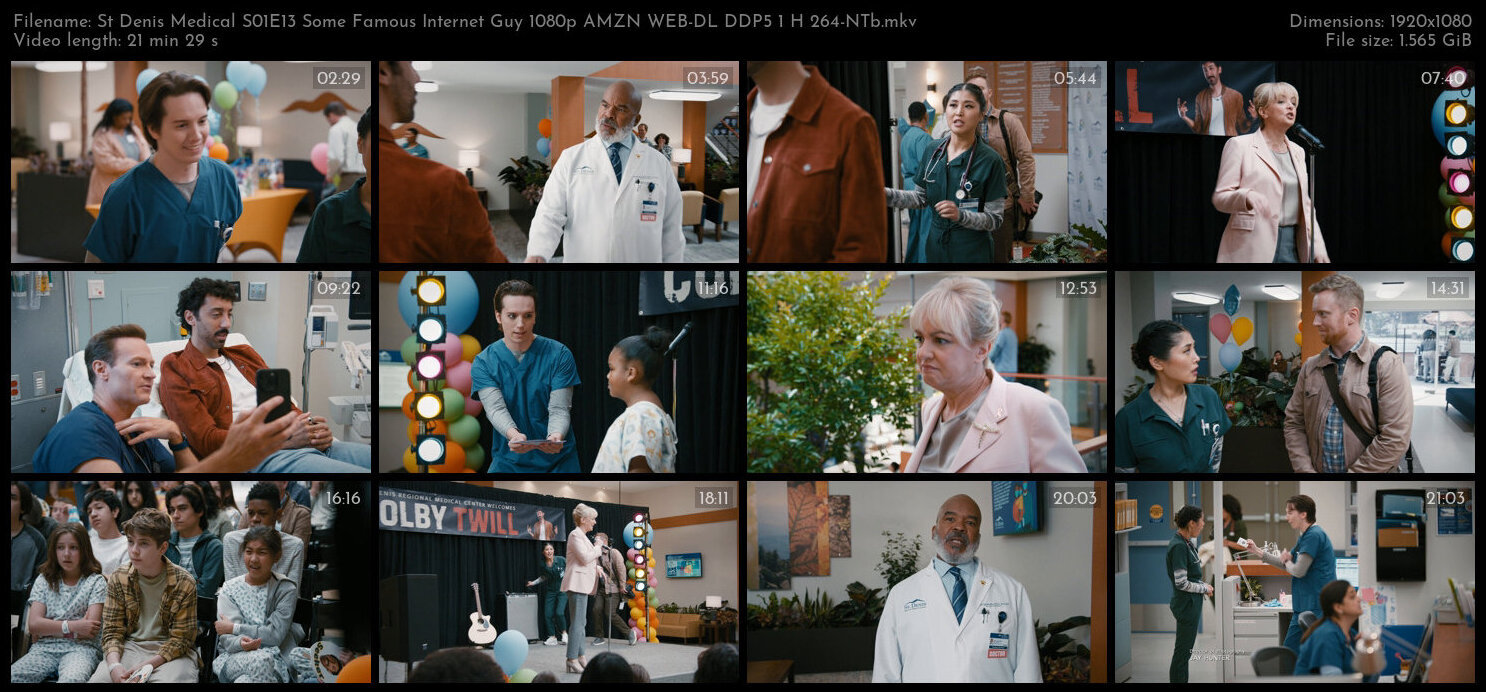 St Denis Medical S01E13 Some Famous Internet Guy 1080p AMZN WEB DL DDP5 1 H 264 NTb TGx