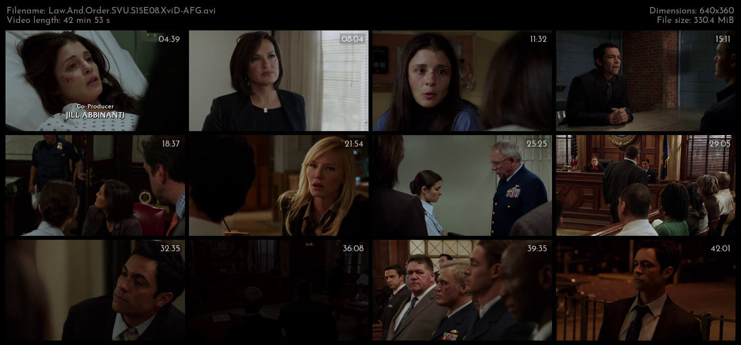 Law And Order SVU S15E08 XviD AFG TGx