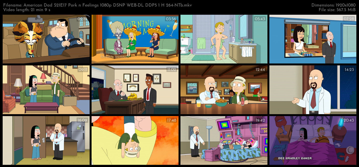 American Dad S21E17 Pork n Feelings 1080p DSNP WEB DL DDP5 1 H 264 NTb TGx