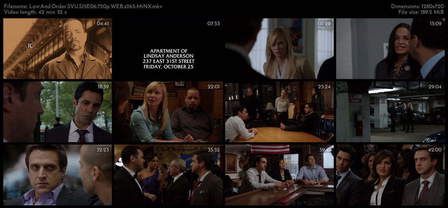 Law And Order SVU S15E06 720p WEB x265 MiNX TGx