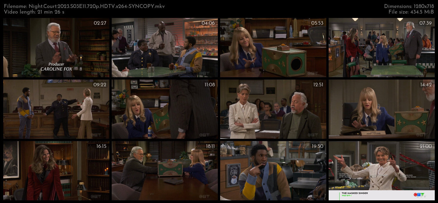 Night Court 2023 S03E11 720p HDTV x264 SYNCOPY TGx