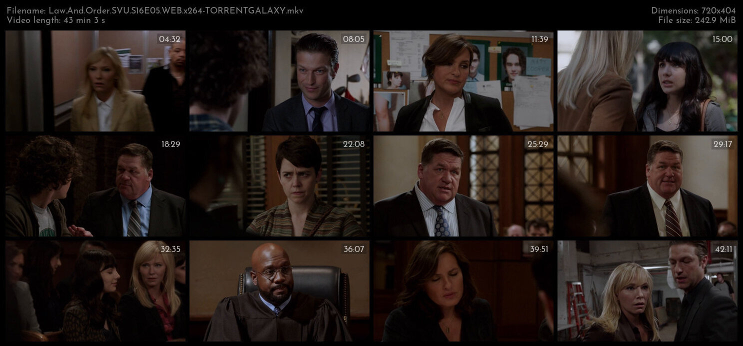 Law And Order SVU S16E05 WEB x264 TORRENTGALAXY