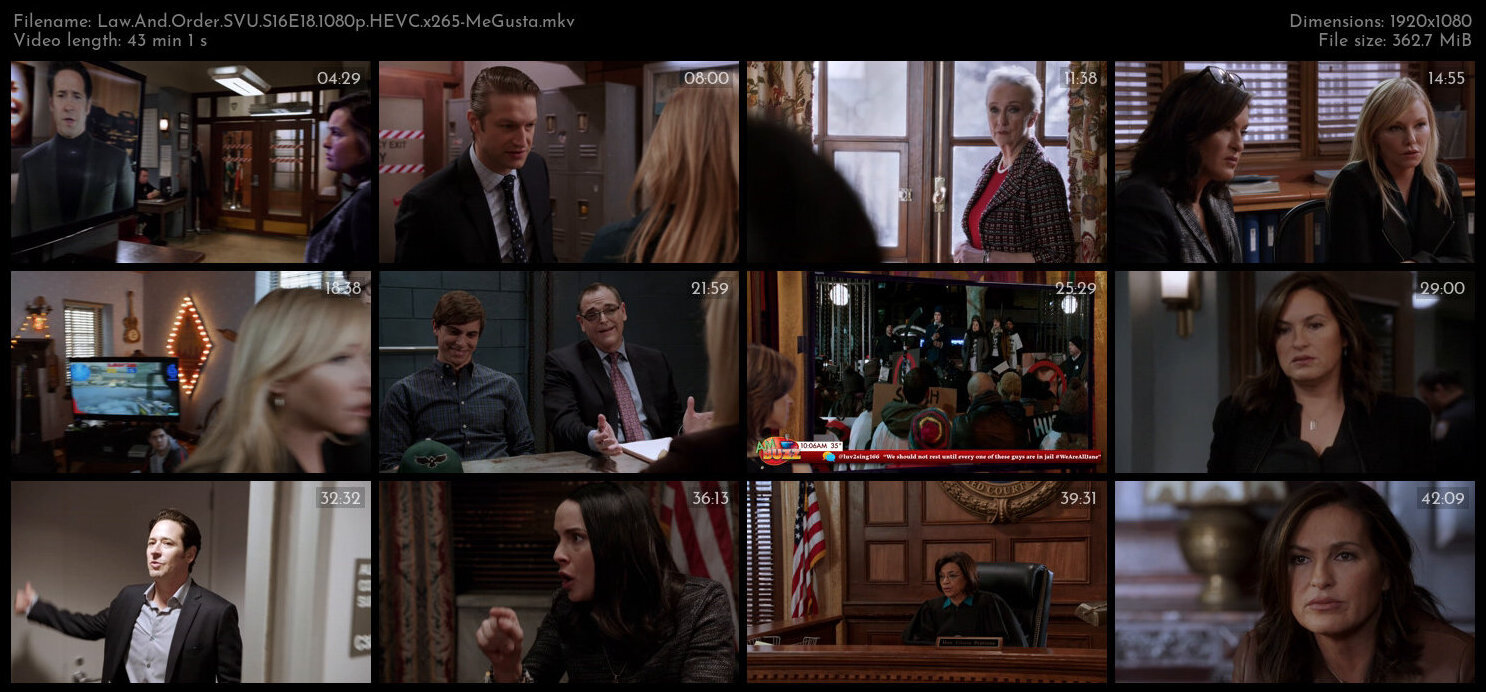 Law And Order SVU S16E18 1080p HEVC x265 MeGusta TGx