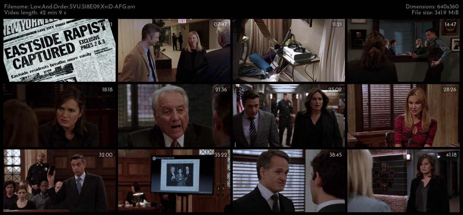 Law And Order SVU S18E09 XviD AFG TGx