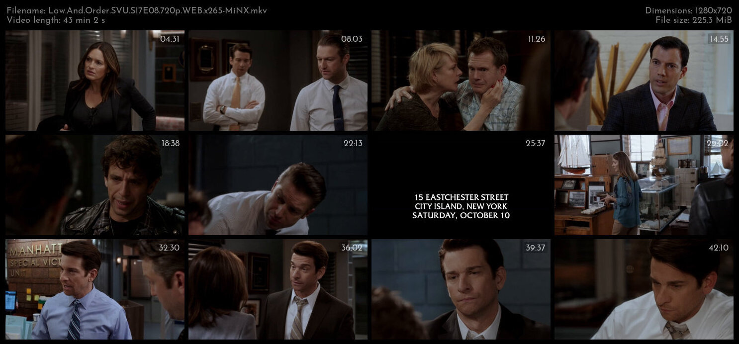 Law And Order SVU S17E08 720p WEB x265 MiNX TGx