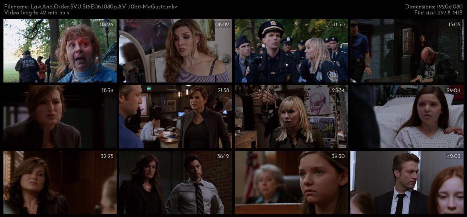 Law And Order SVU S16E06 1080p AV1 10bit MeGusta TGx