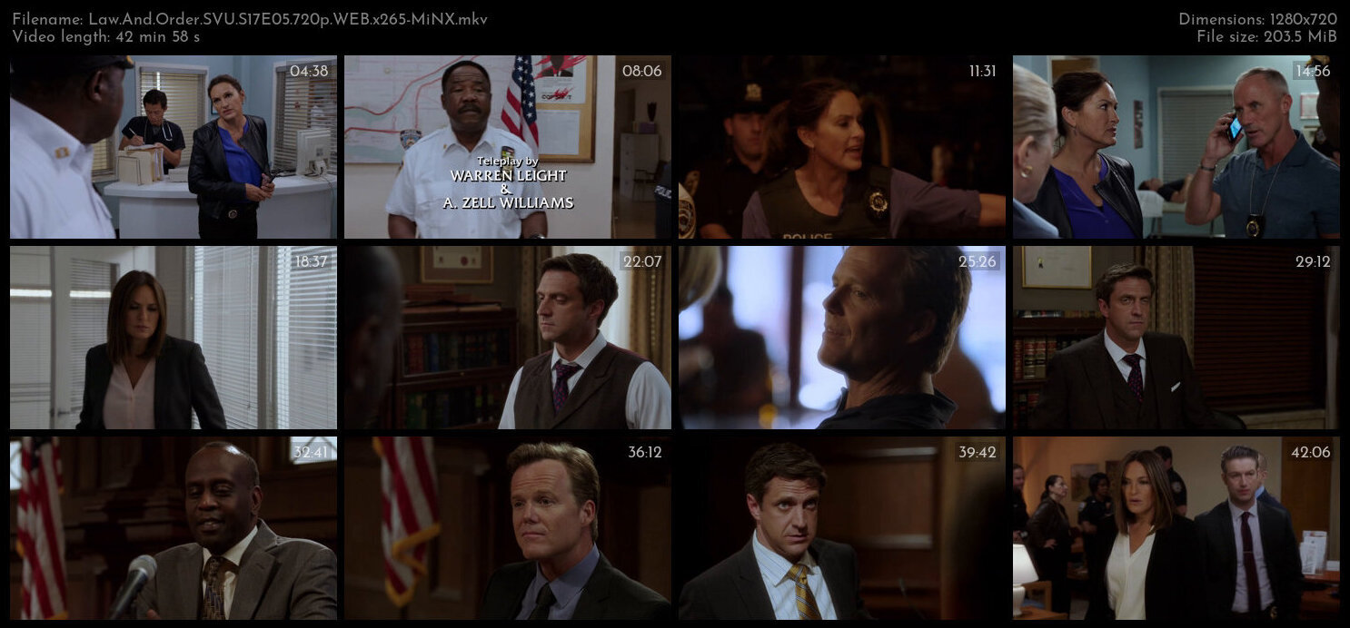 Law And Order SVU S17E05 720p WEB x265 MiNX TGx